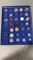 Antique Buttons display case 12 in x 16 in