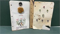 Antique Buttons-including paperweight style