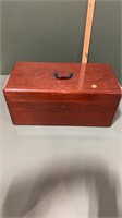 Vintage Wooden Tool Box, Wooden Chest case w