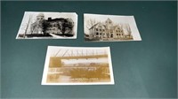 Lot of 3 Wisconsin Real Photo Postcards