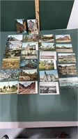 Lot of 25 Mixed U.S. Postcards