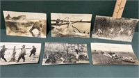 Lot of 6 exaggeration real photo postcards