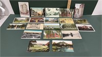 Lot of 20 mixed U.S. postcards