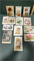 Lot of 13 Victorian Trade Cards