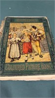 Antique Black Americana Coloured Picture Book,