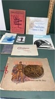 Vintage lot of Ephemera  , picture books,