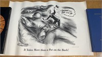 1942 War Poster WWII-“Pat on the Back”