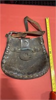 Antique Civil War Leather Pouch