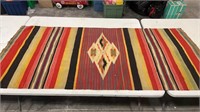 Early Tourist Trade Mexican Rug-8 ft x approx 8