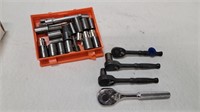 3 SNAPON SOCKET WRENCHES AND MORE LOT