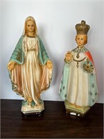 Mary & INFANT JESUS OF PRAGUE OF