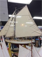 Sailboat on stand