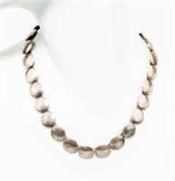 Jewelry Sterling Silver Disc Link Necklace