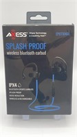 AXESS EPBT104BL Splash Proof Wireless BT Earbud.