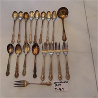 Silverplate partial set