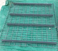 4 Plastic coated Steel Wire Shelving, Decking