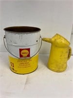 Shell pail and pitcher