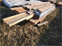 Assorted beams & lumber