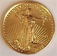 GOLD WALKING LIBERTY $5 DOLLAR COIN (D26)