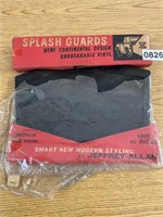 Rubber splash guards