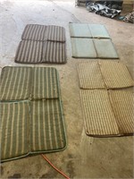 4 sets breathable seat covers - vintage