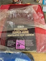 4- assorted ventilated seat cushions