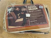 Velour seat covers