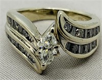 14KT YELLOW GOLD 1.46CTS DIAMOND RING FEATURES