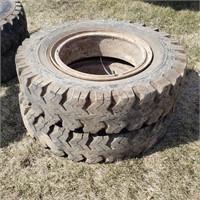 2- Split Rim Tires - 8.25 - 20
