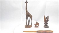 Shank, Giraffe, Balinese Wood Bird