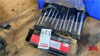 12 piece combination wrench set, metric & SAE