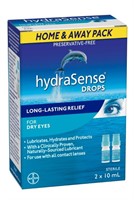 2 Boxes of HydraSense Drops- 2 x 10ml per