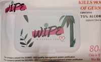 3 Pks of Wipes- 80 pcs per Package

Kills 99.9%