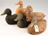 Lot #2274 - (5) Decoys to include: Mel Cain