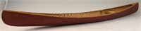 Lot #2285 - Wooden Canoe Model hand crafted