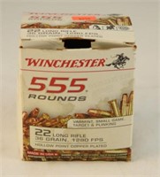 Lot #3943 - 1 box of Approximately 555 rounds +/-