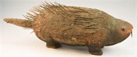Lot #3967 - Carved Porcupine sculpture