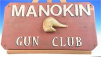 Lot #4665 - Wooden hand crafted Manokin Gun