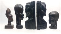 (5) African Busts