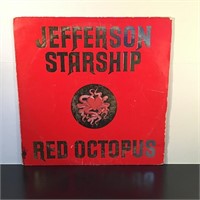 JEFFERSON STARSHIP RED OCTOPUS VINYL RECORD LP