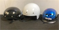 (3) Assorted Riding Helmets
