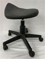 AMH4160/4B Black Office Chair No Back