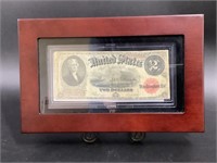 The Last large $2 United States Note