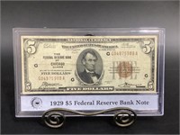 Federal Reserve of Chicago, Illinois - $5 note