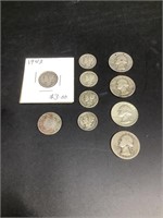 10 - Silver coins