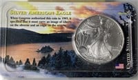 2001 American silver eagle