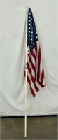 AMH1613/4A Flag On PVC Pole