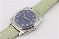 Benrus Men's Wristwatch W/ Green Watch Band