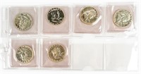 Coin Sheet-6, 1961-P  Franklin Half Dollars, BU
