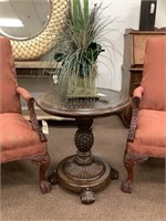 Old world nail head decorative table